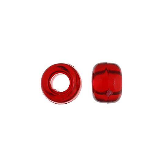 John Bead 9mm Transparent Pony Beads, 1,000ct